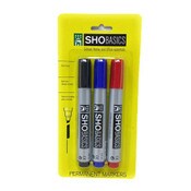 Wholesale - SHO BASICS PERMANENT MARKER 3 PACK, UPC: 816258020819